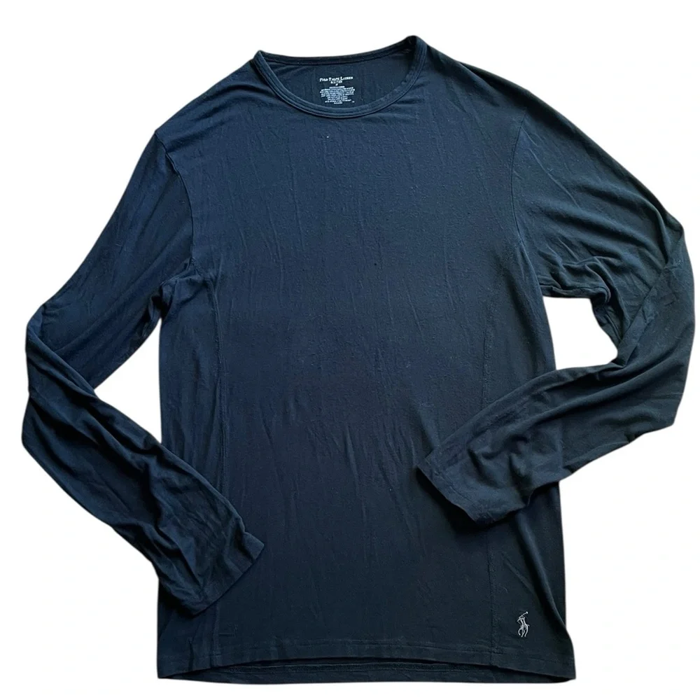 Polo by Ralph Lauren Mens’s size medium Black Long Sleeve Tee